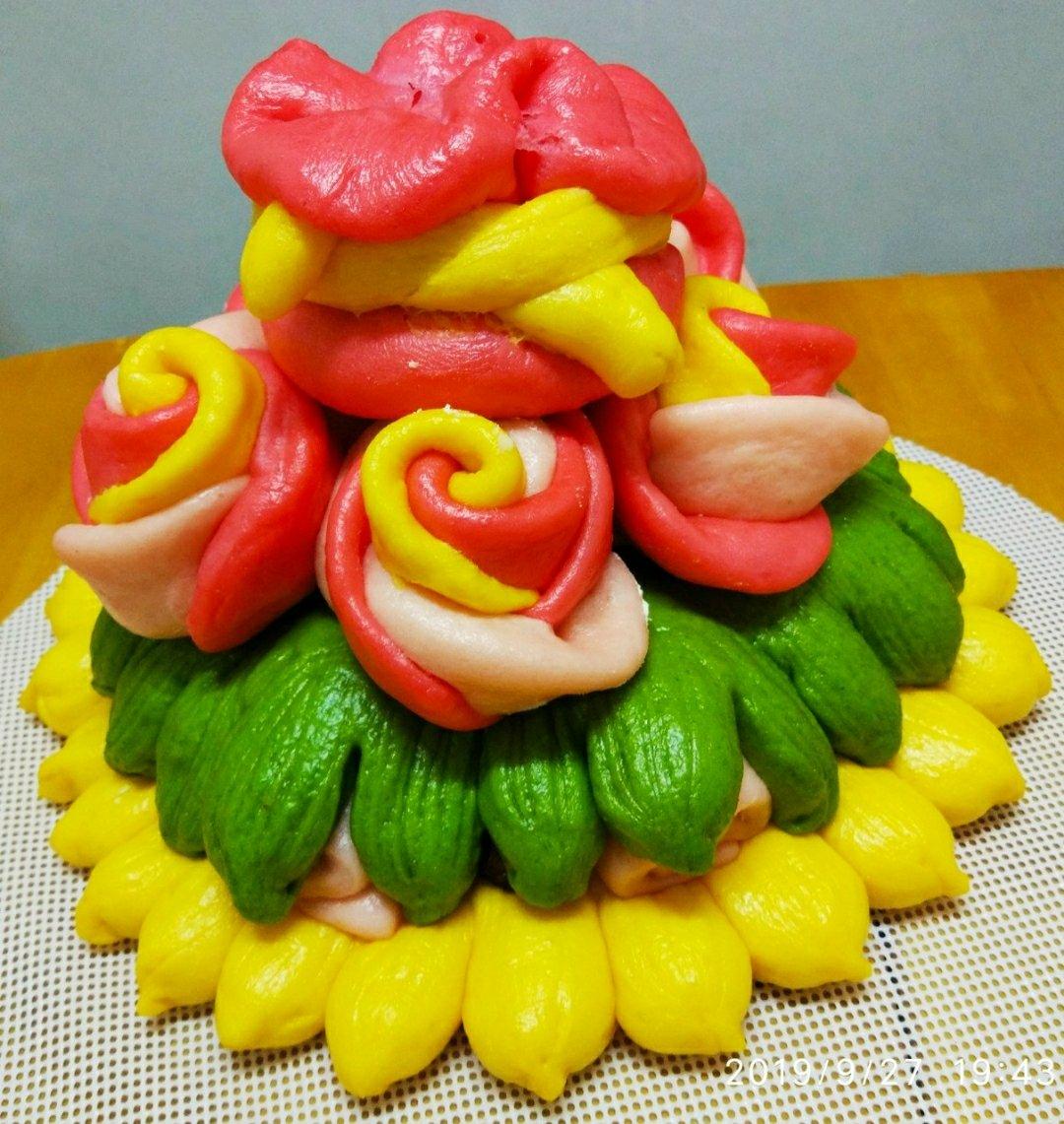 送长辈健康生日大馒头