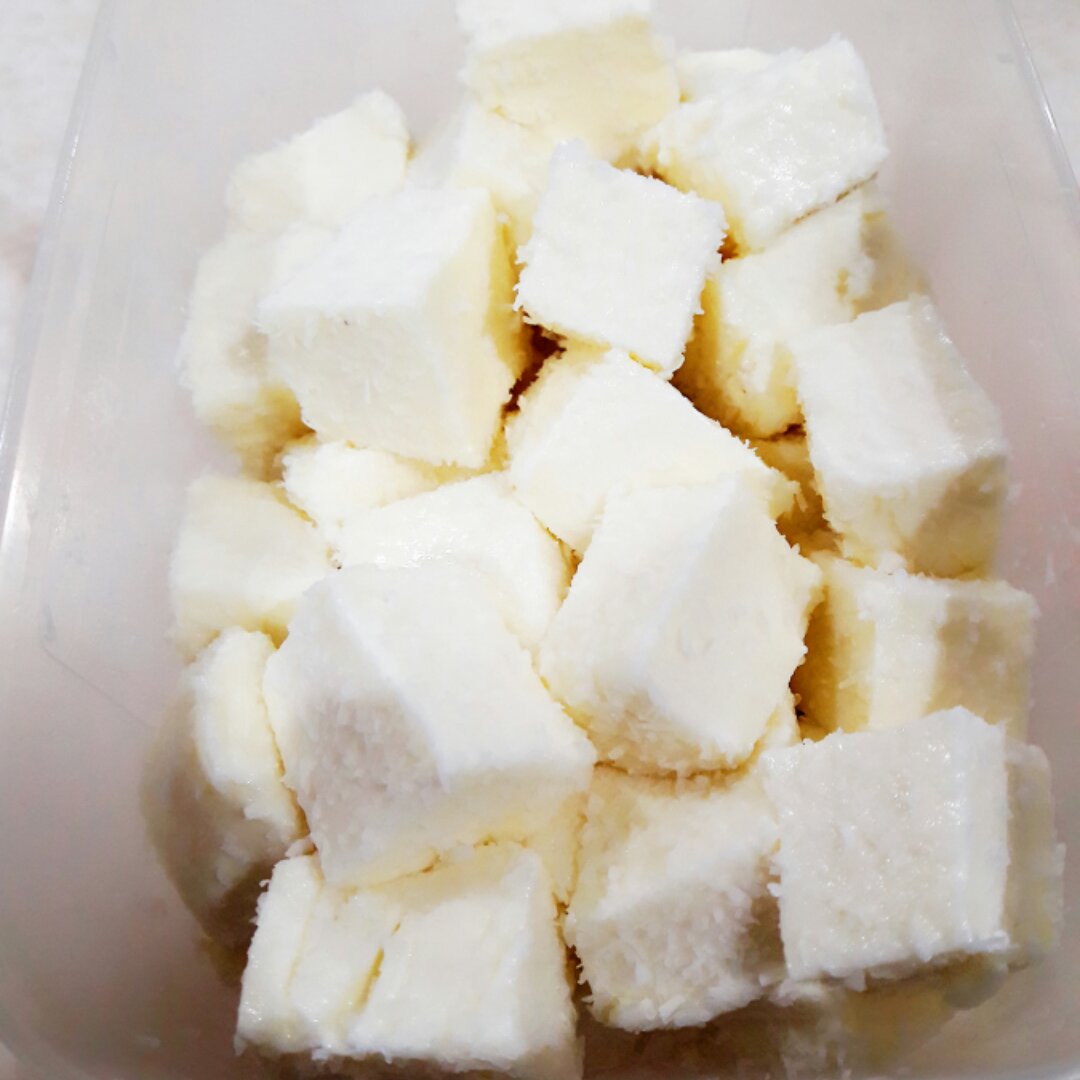 椰蓉奶冻，另类的奶油小方