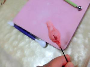 手工翻糖玫瑰花制作教程的做法 步骤3