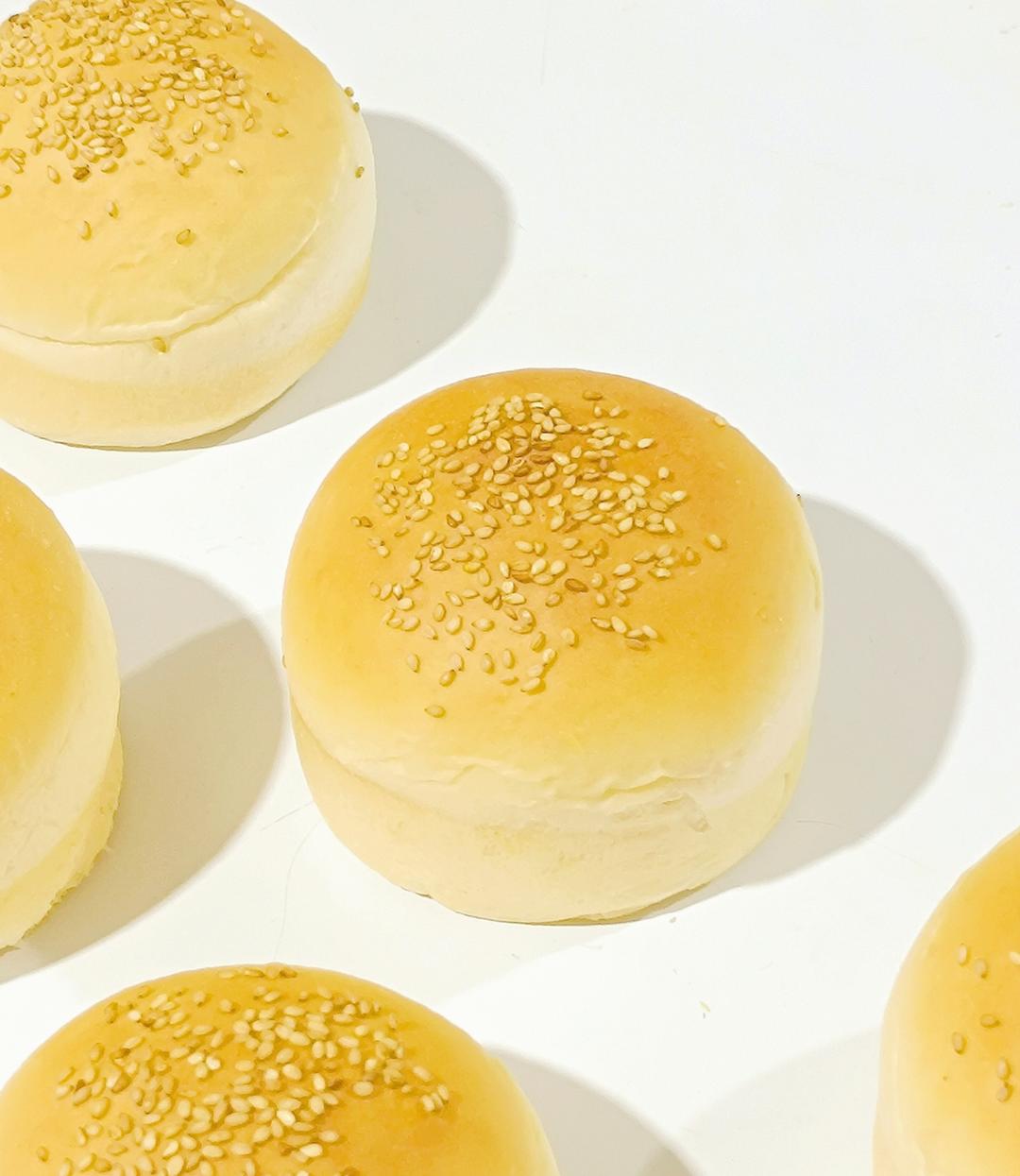 直接法牛奶汉堡胚