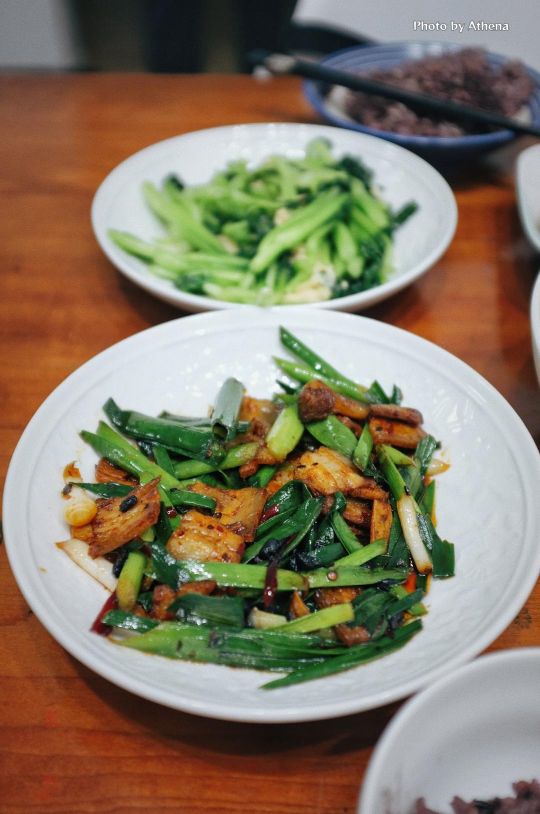 【生爆盐煎肉】抵挡不了的蒜苗和五花肉的诱惑