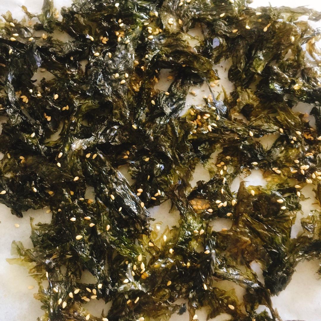 自制爱心牌海苔 宝宝辅食，紫菜+生白芝麻
