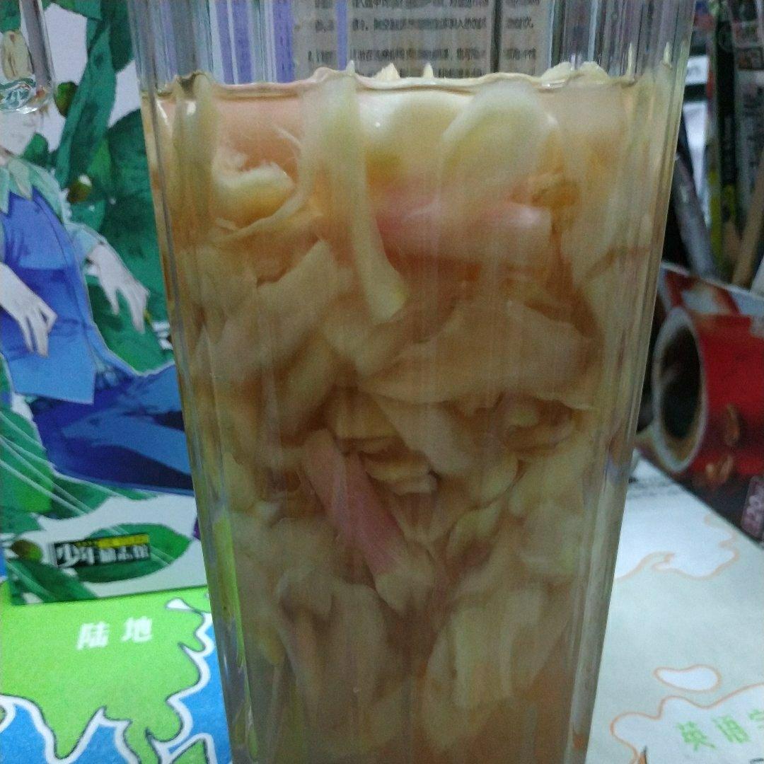 日本寿司店的泡姜