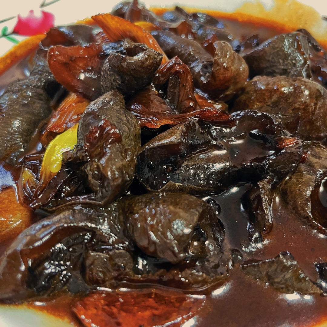 橄榄油烧乌参