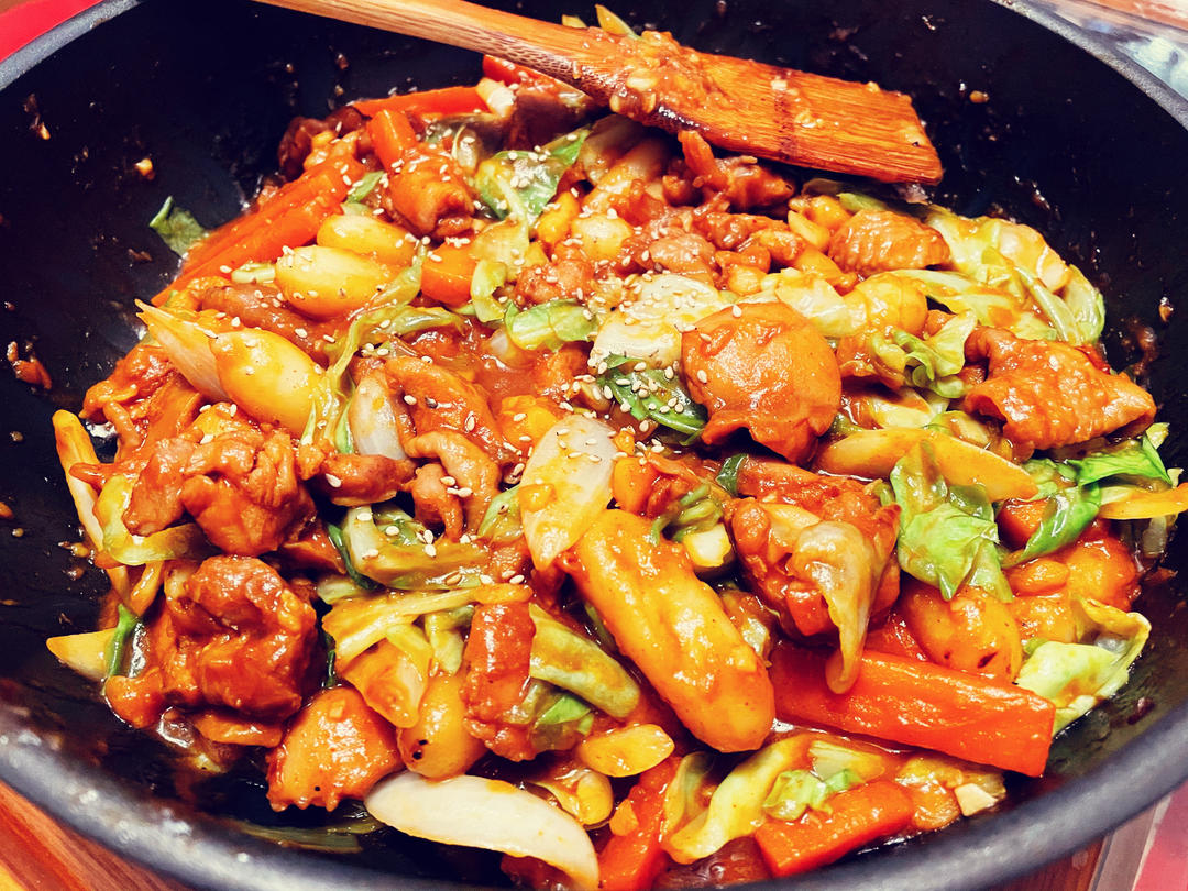 家庭版春川铁板鸡