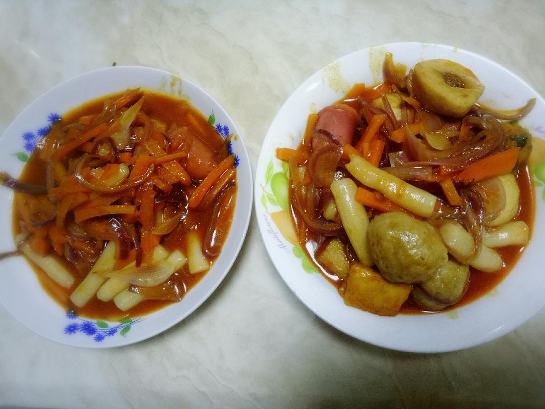 韩式泡面辣炒年糕