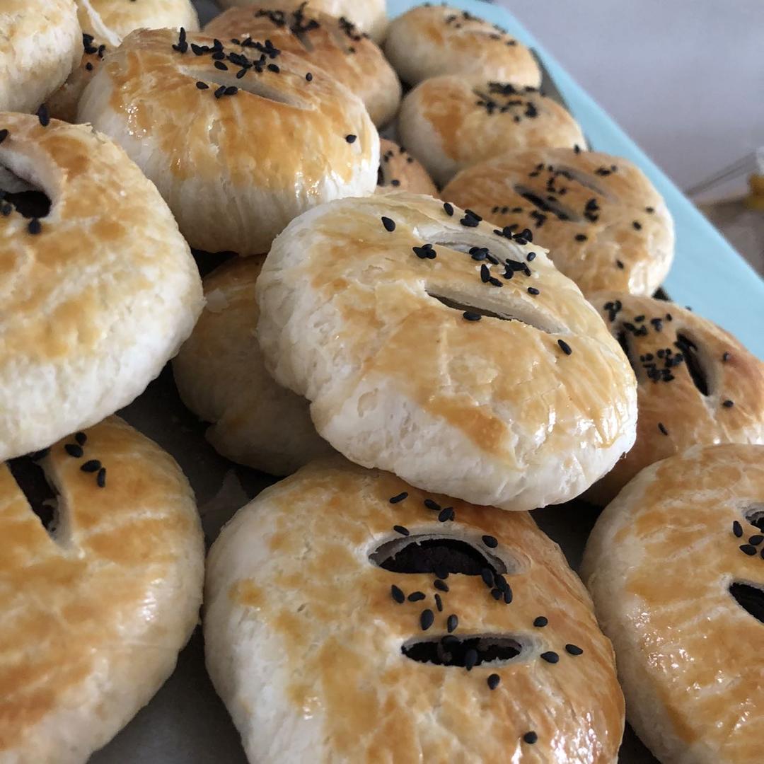 黑芝麻酥饼