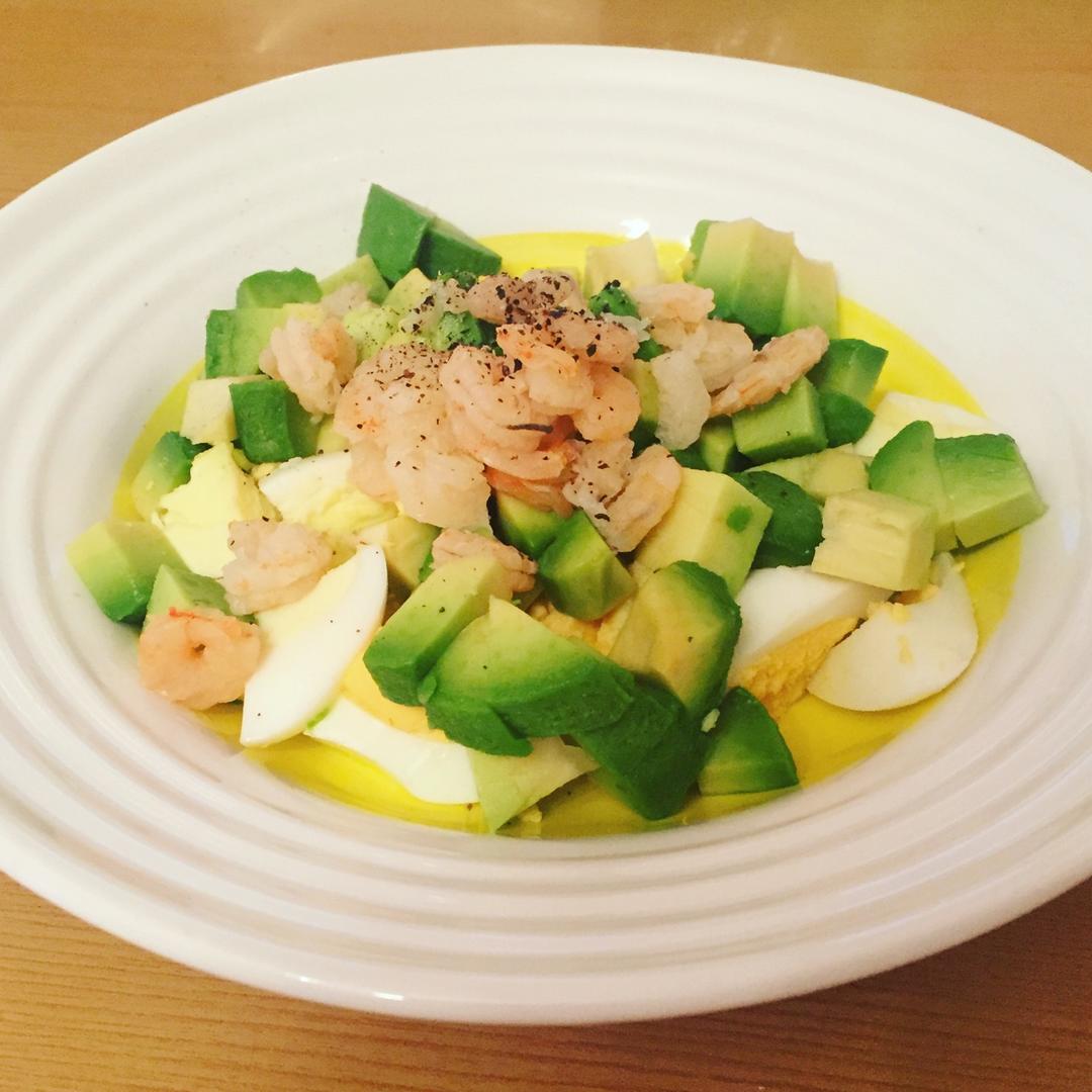 牛油果大虾沙拉