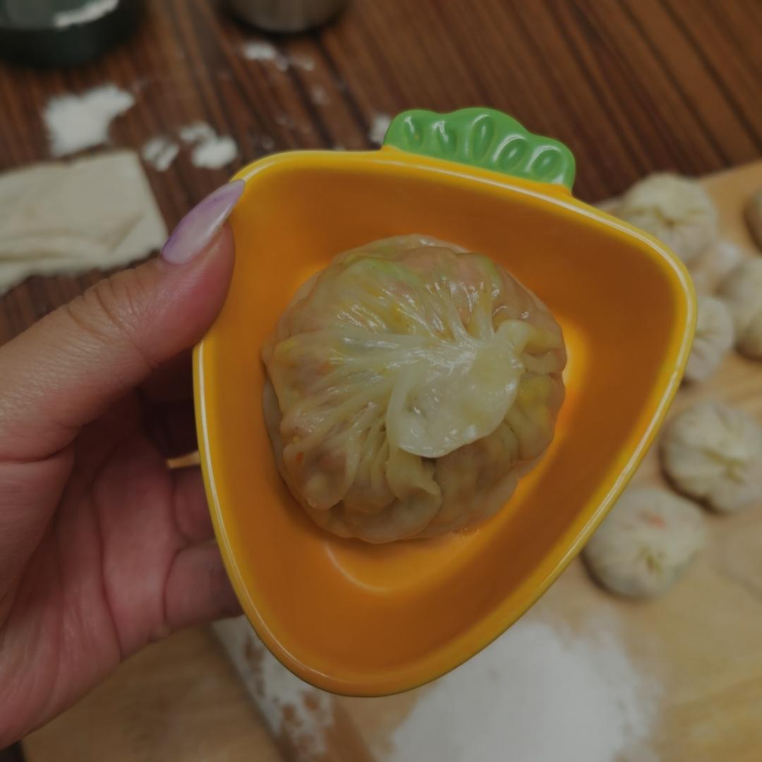 西葫芦虾仁蒸饺