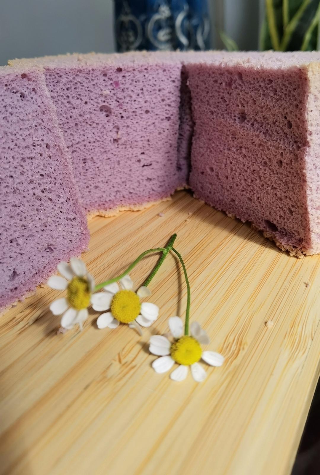 ㊙️梦幻温柔紫｜紫薯戚风蛋糕｜不氧化变色的秘密