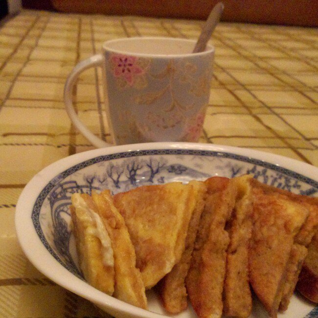 煎鸡蛋吐司
