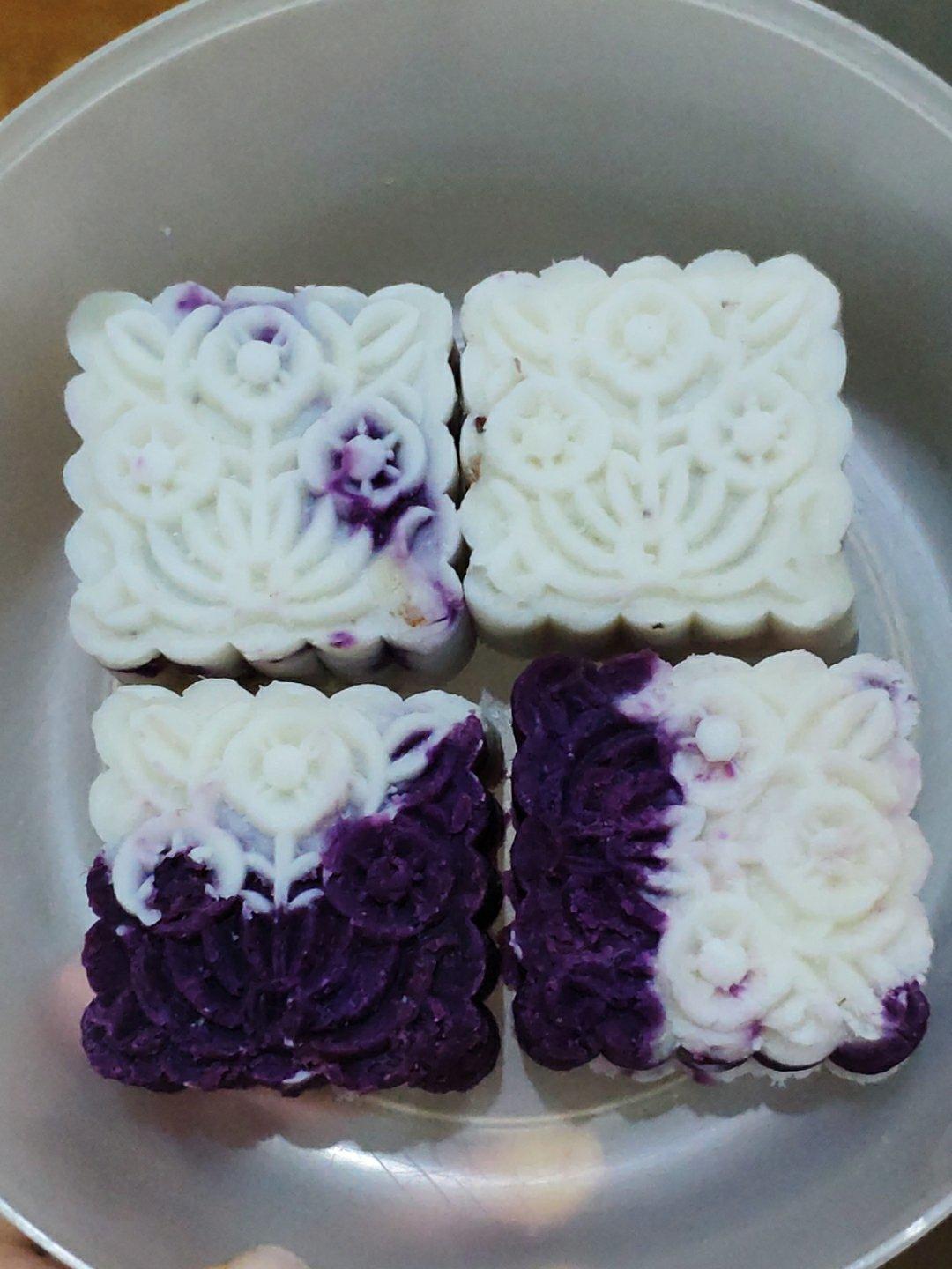 【快手辅食】紫薯山药糕（8m+）