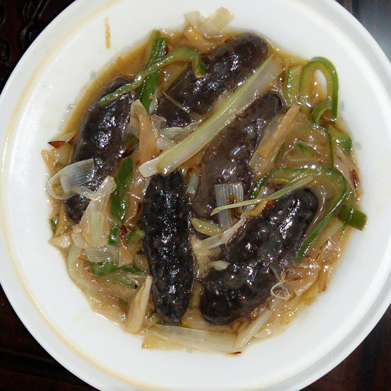 家庭版葱烧海参