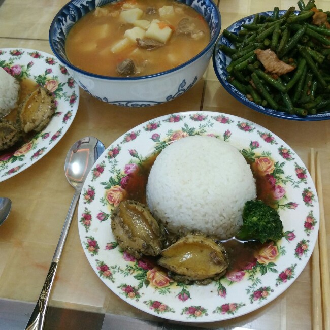 鲍汁海参捞饭