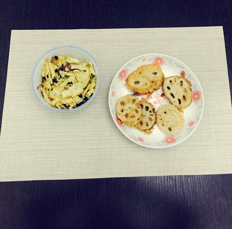 香煎藕饼
