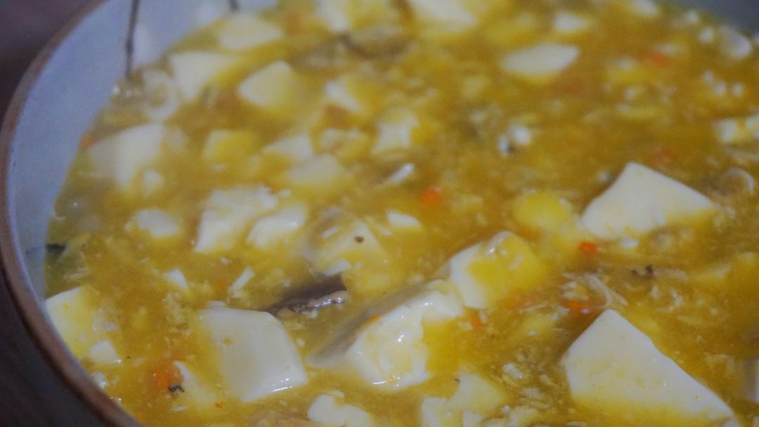 蟹粉豆腐的做法