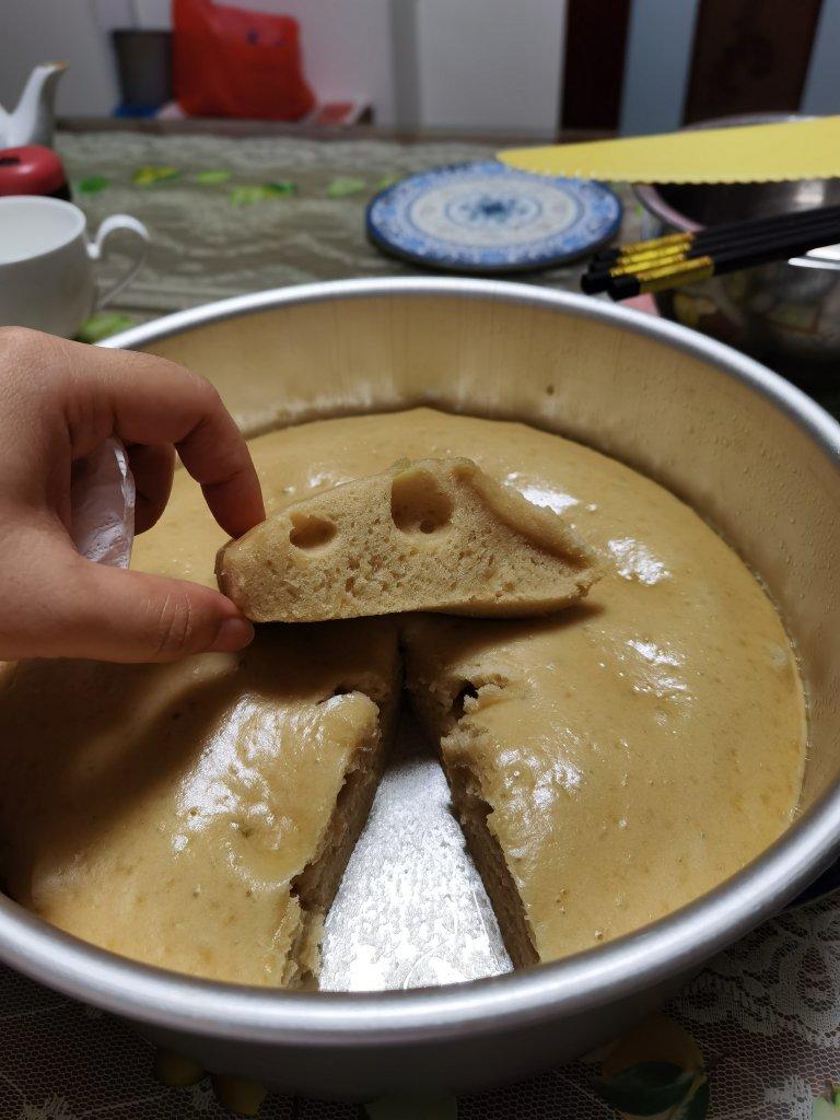 不加泡打粉的红糖马拉糕