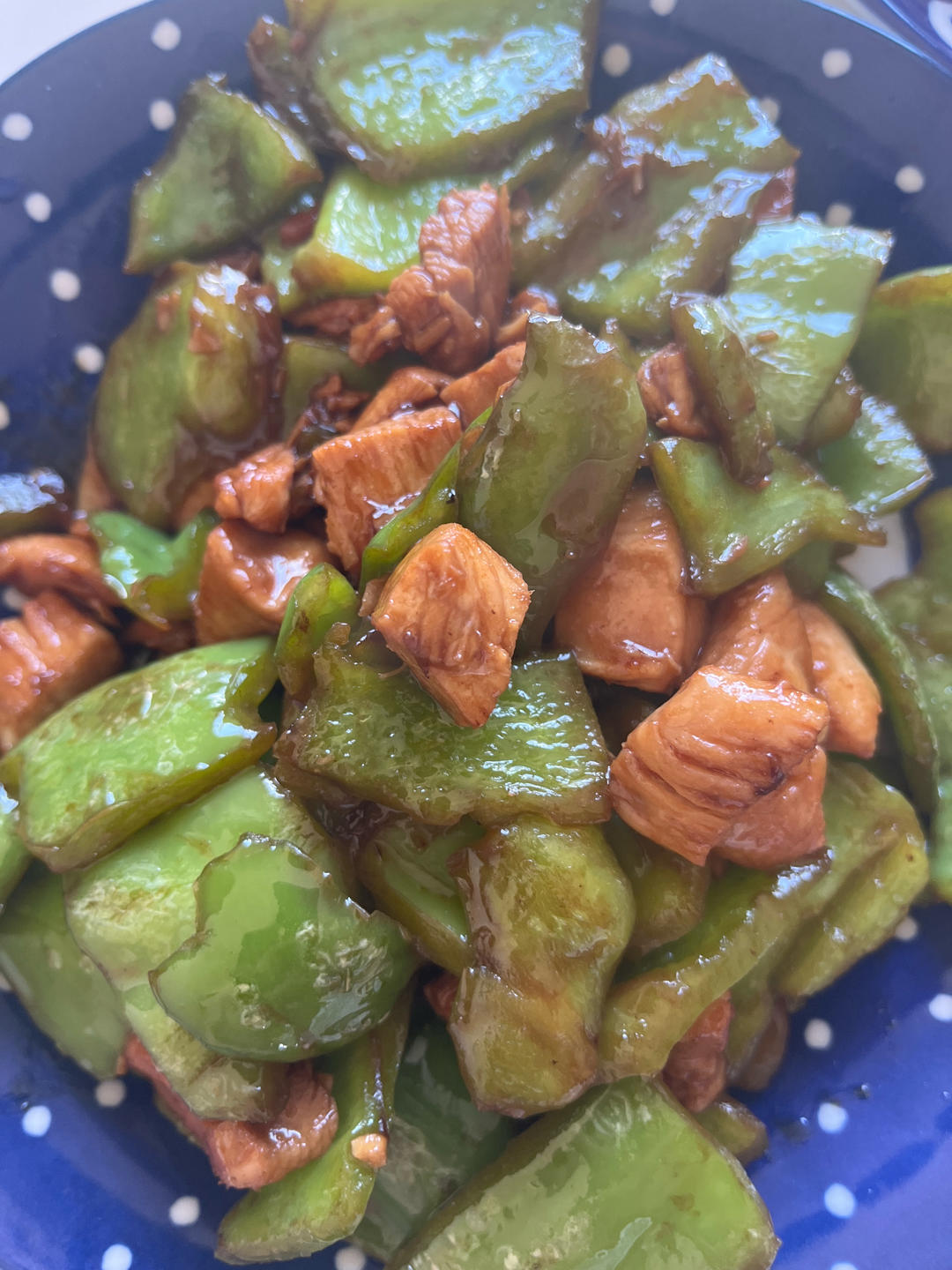 超级下饭   甜椒炒鸡丁       青椒炒鸡丁鸡胸脯