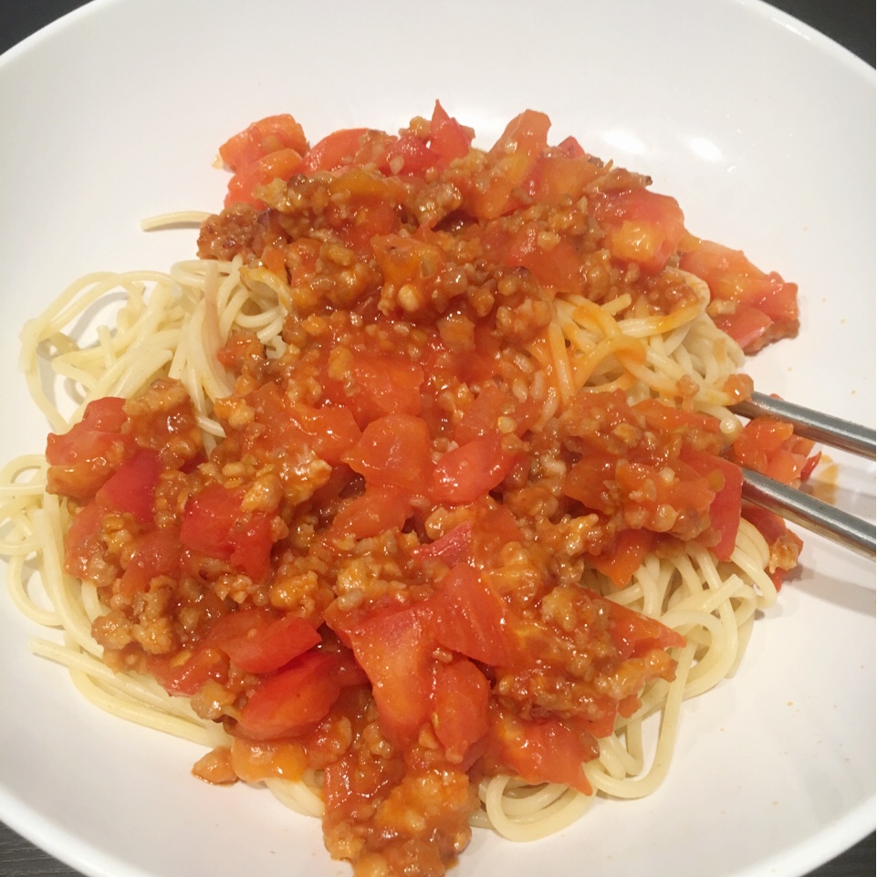 番茄肉酱意大利面