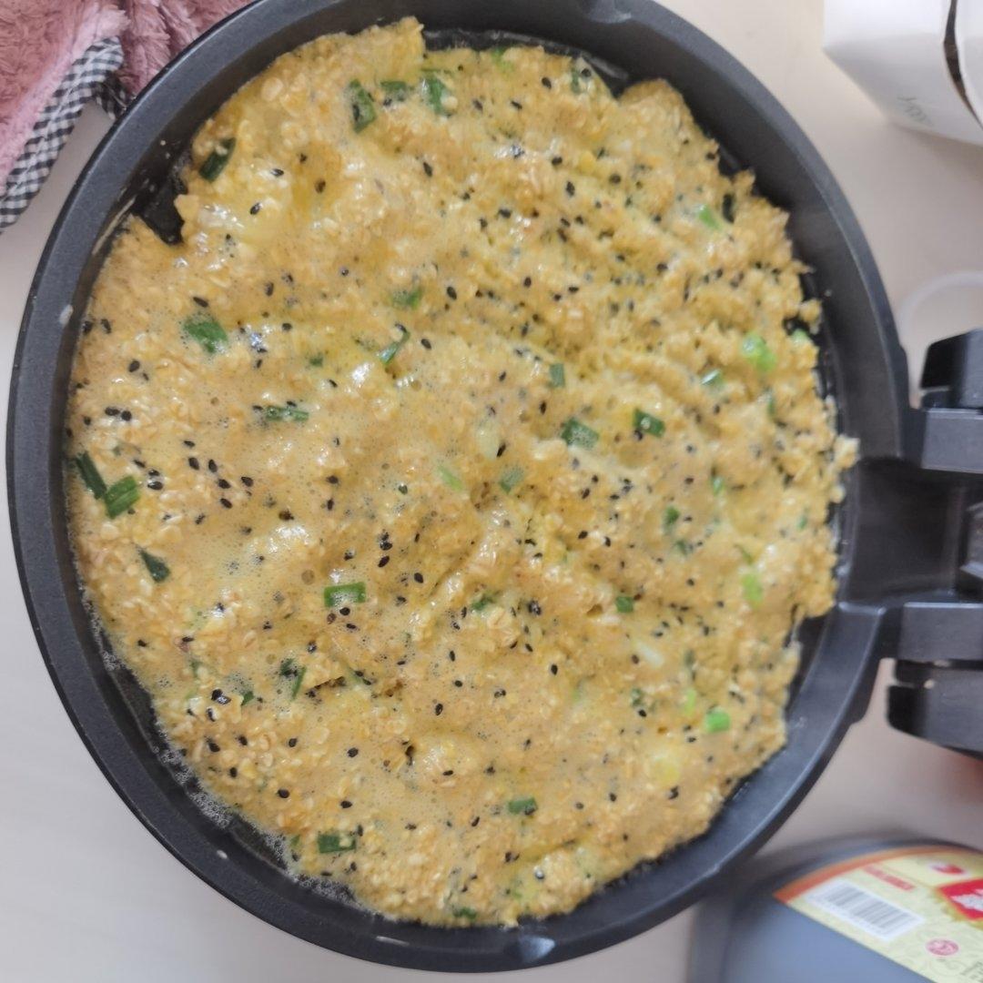 减脂早餐|燕麦鸡蛋饼