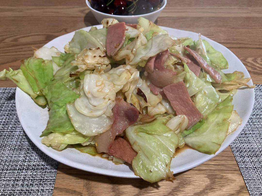 培根手撕圆白菜