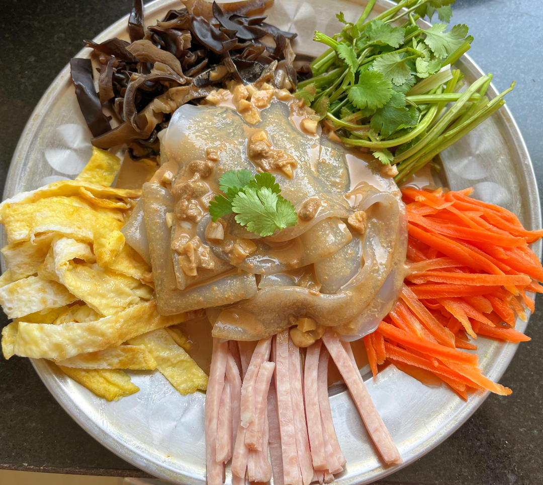 曼食慢语丨2021年夜饭-五彩大拉皮