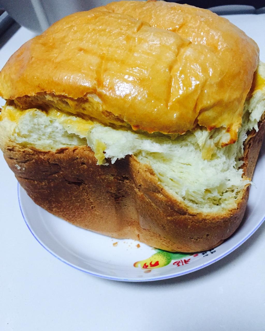 超级好吃的原味面包（面包机版）