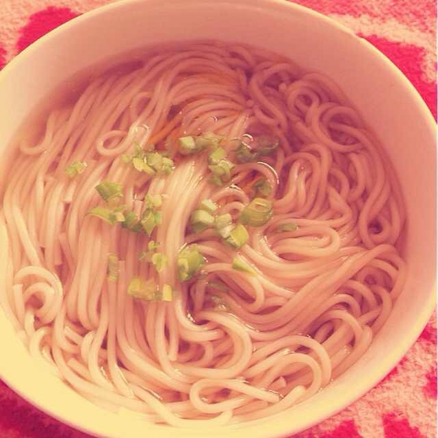 小葱麻油酱油面