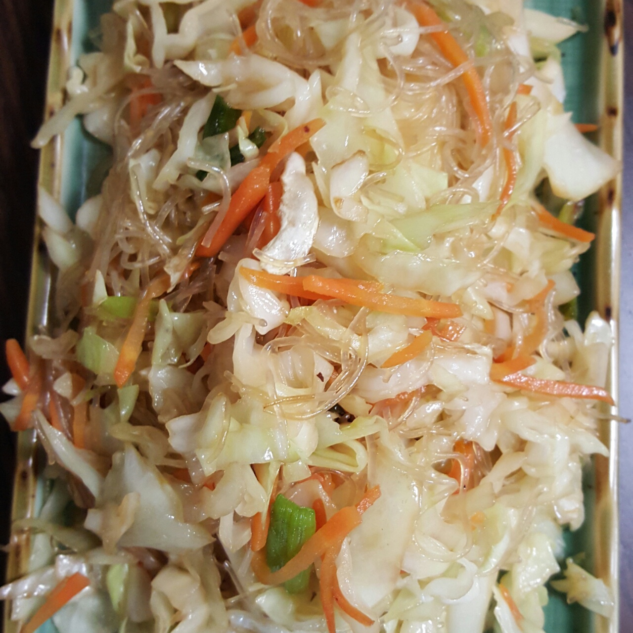 卷心菜炒粉丝 Glass noodles with Cabbage