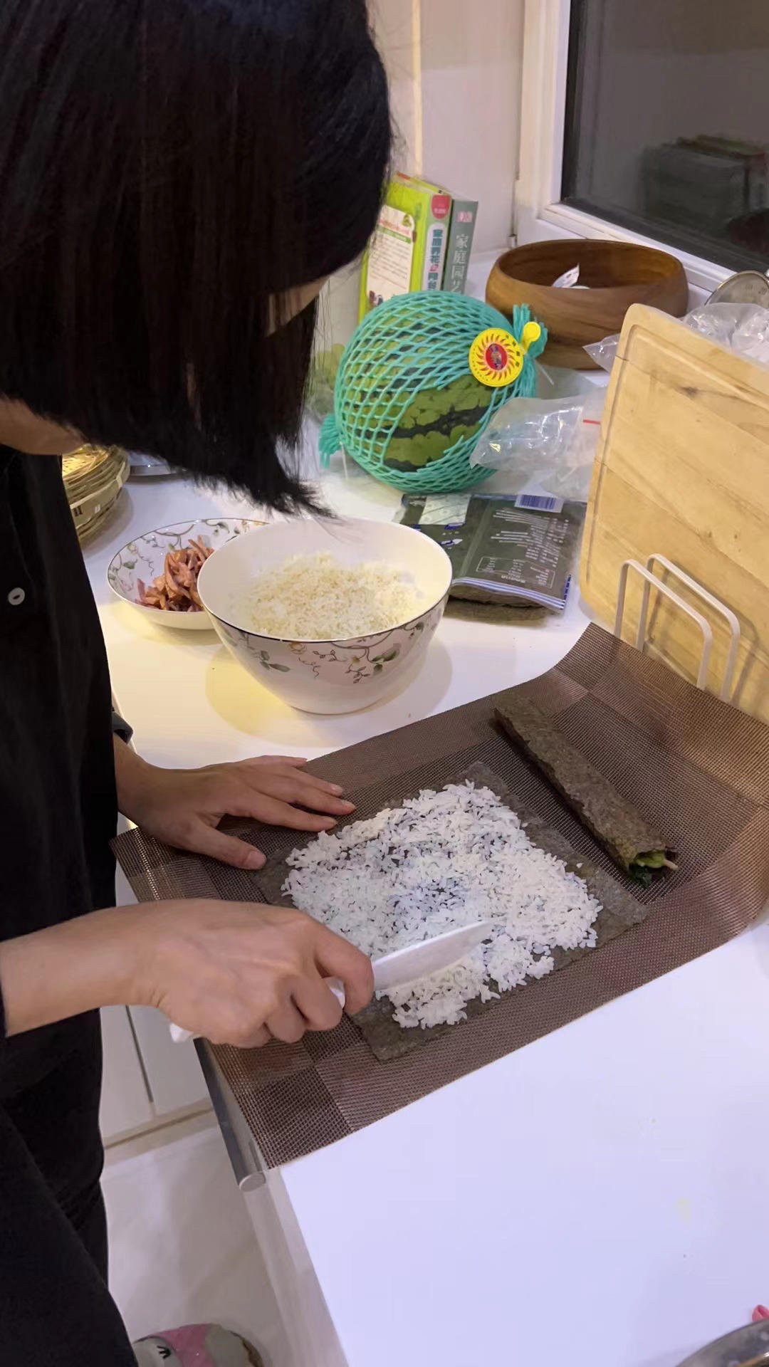 高颜值的紫菜包饭