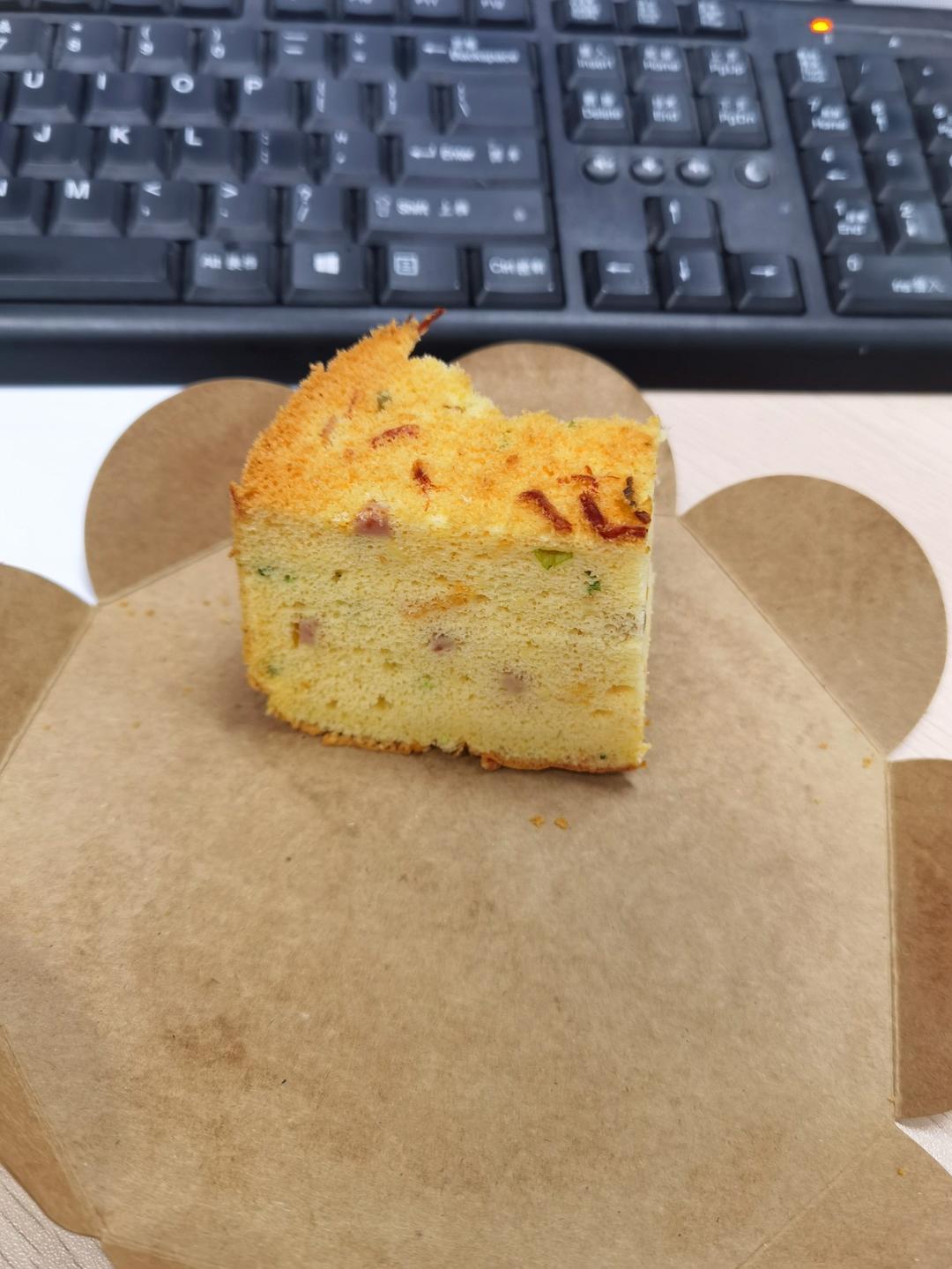 香葱肉松咸口戚风|松软可口，容易上瘾！