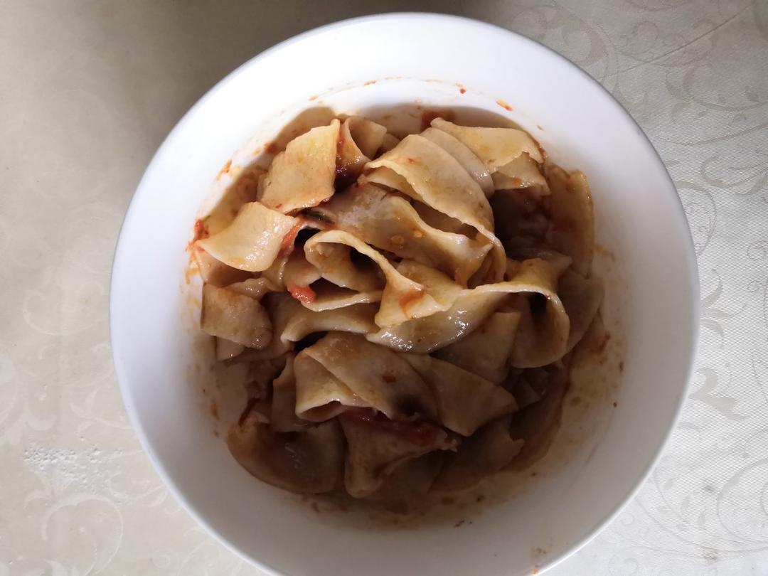 快手纯手工擀面条
