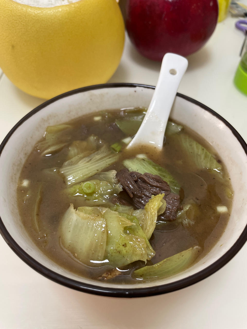 肥牛白菜汤