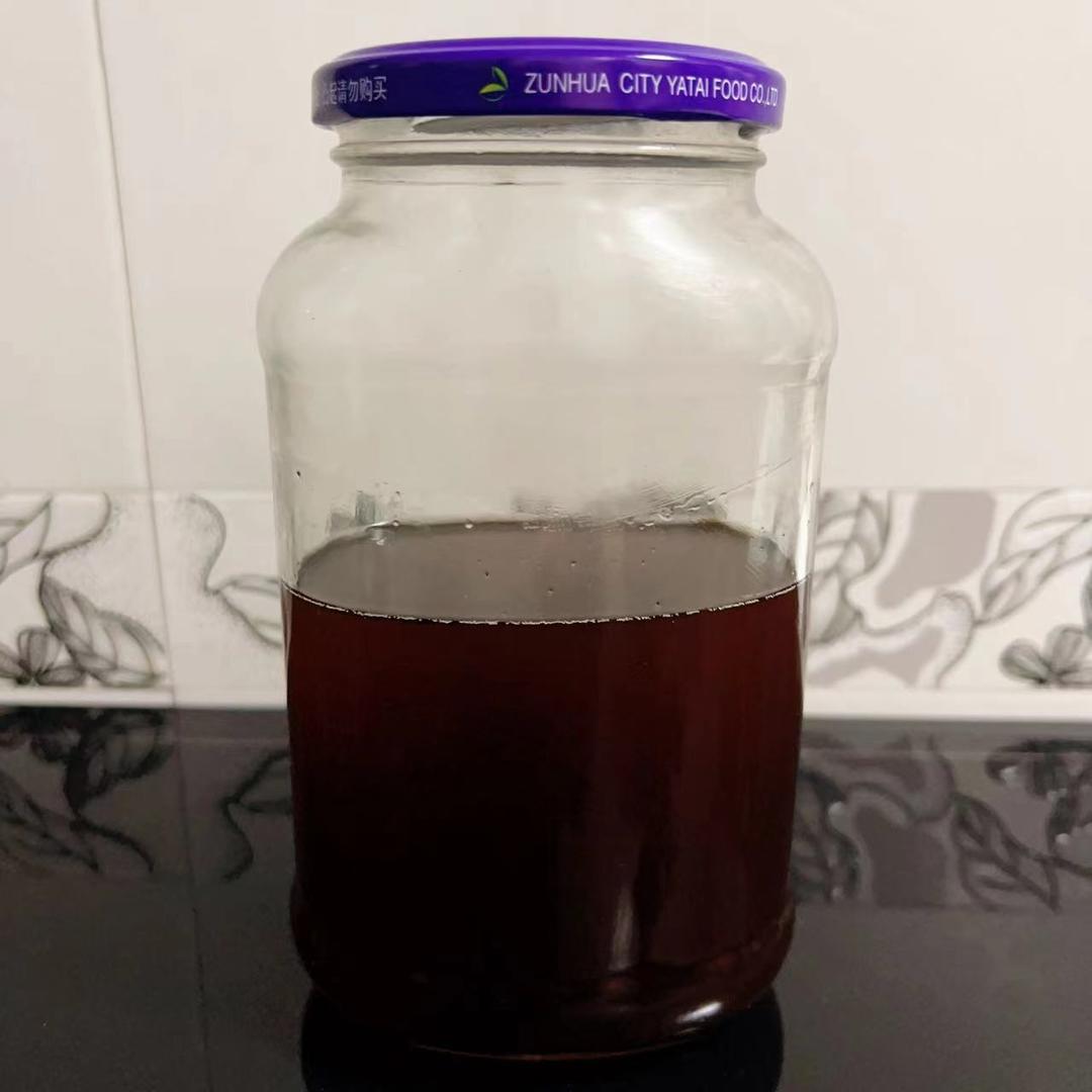 羊油熬制的黑葱油(板面&糊汤面&羊汤面&羊汤&盘馅料)的灵魂调料