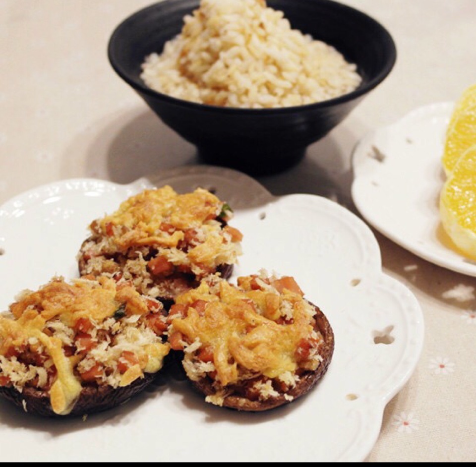 香酥开胃菜--烤香菇