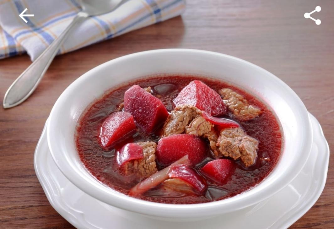 甜菜根牛肉汤,这样吃最美的做法