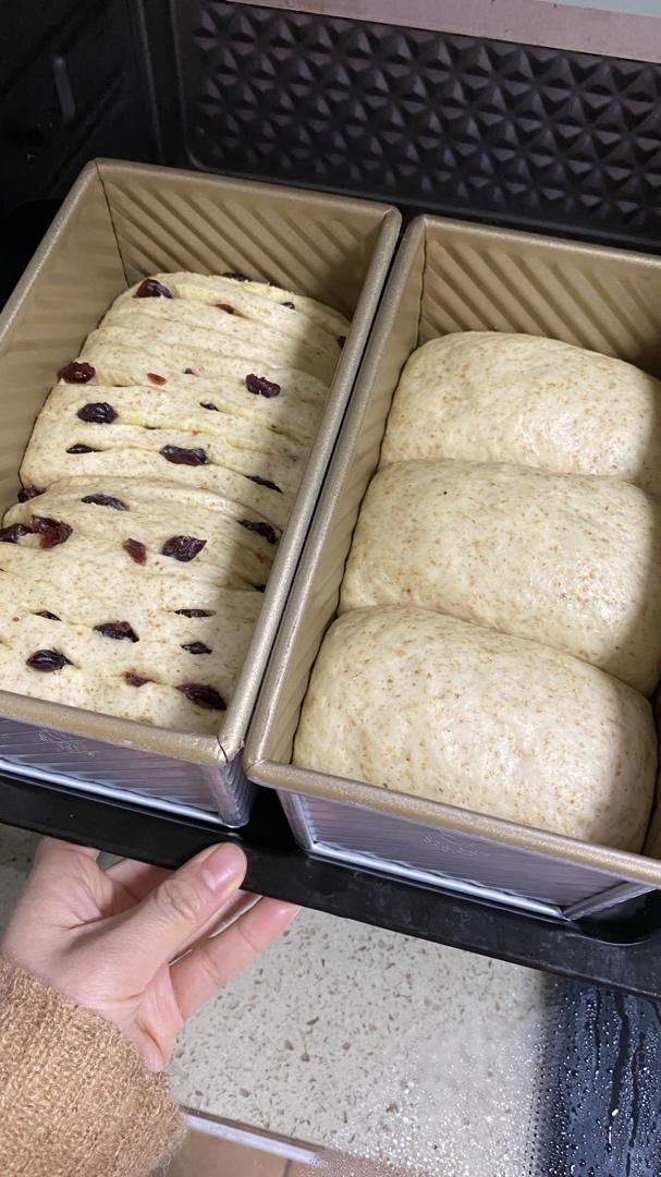 手撕蔓越莓炼乳吐司