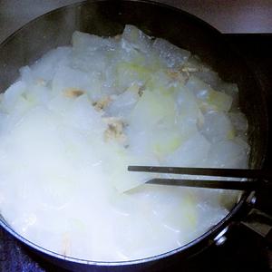 冬瓜海米淡菜汤的做法 步骤3