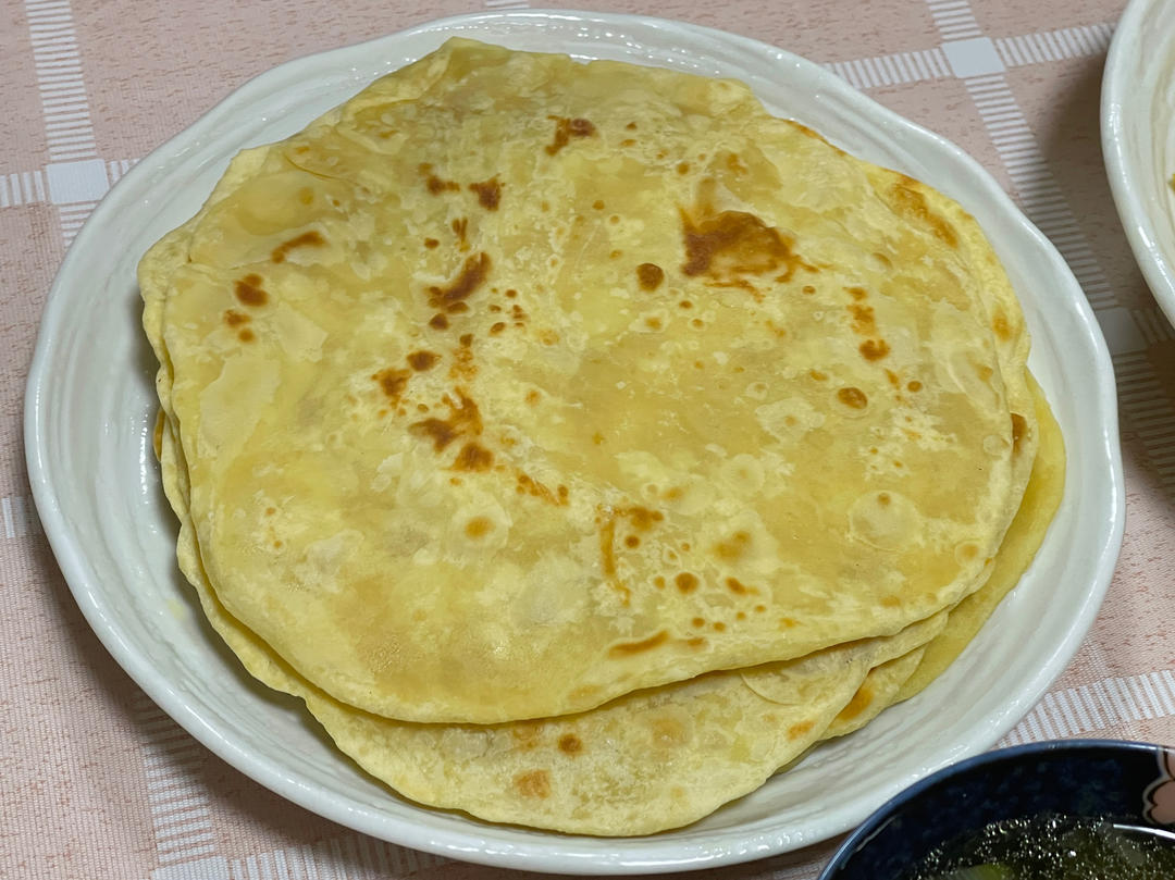 加鸡蛋的葱油饼