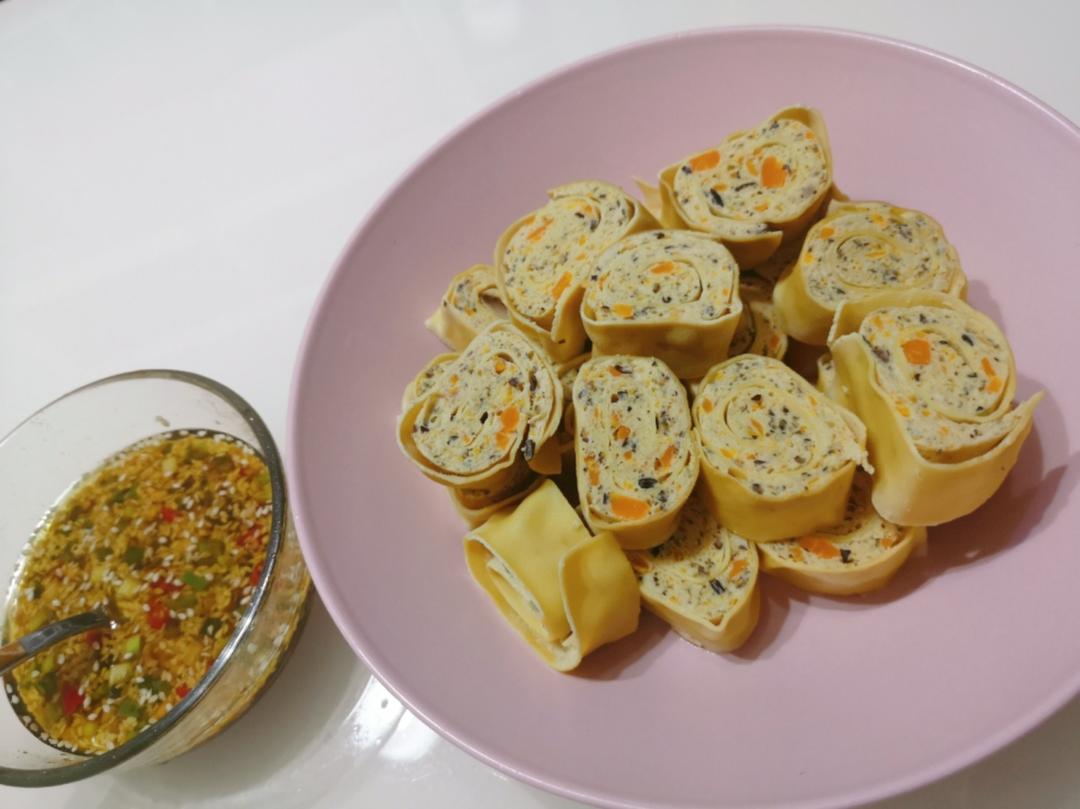 减脂第一“豆皮鸡肉卷”