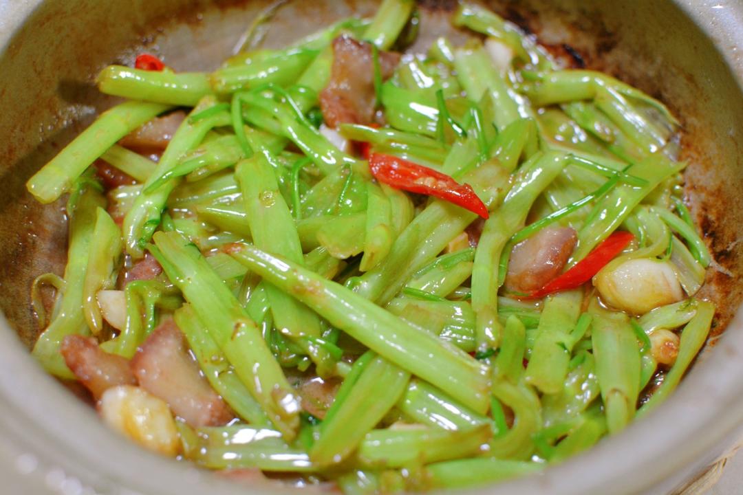 虾酱啫通菜