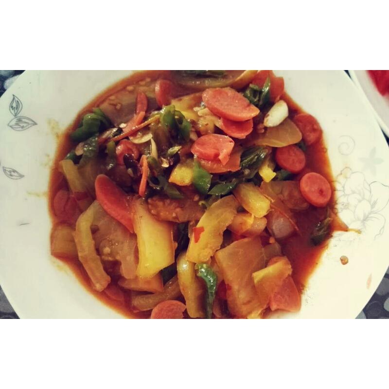鸡蛋西红柿炒木耳辣椒