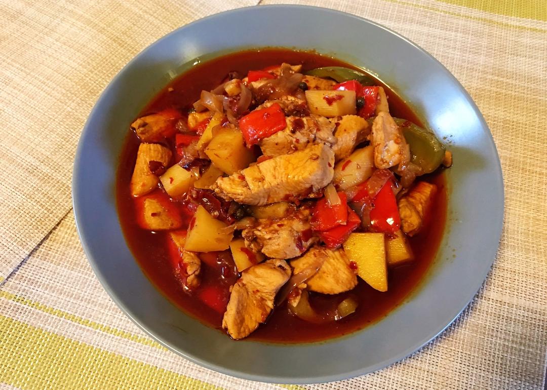 大盘鸡（附皮带面做法）