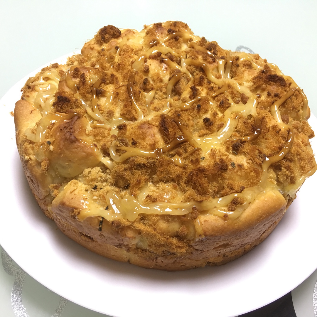 肉松手撕面包—超软会爆浆的面包哟