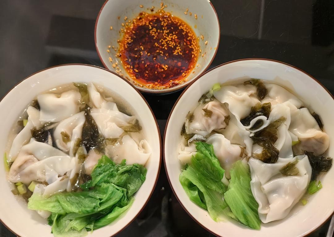 肉不柴的馄饨馅