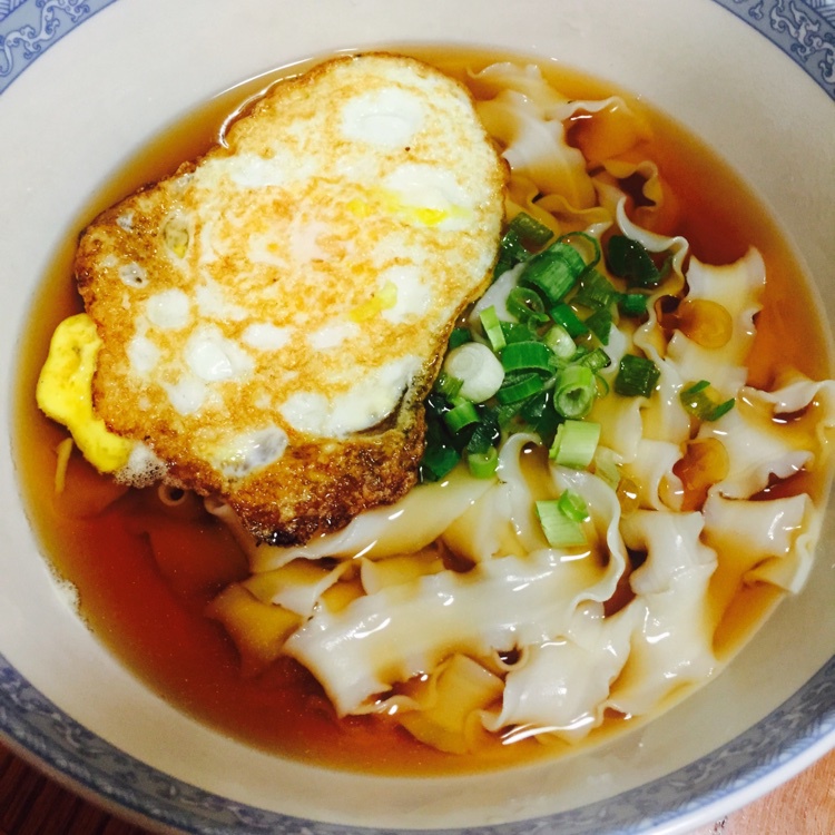 小葱麻油酱油面