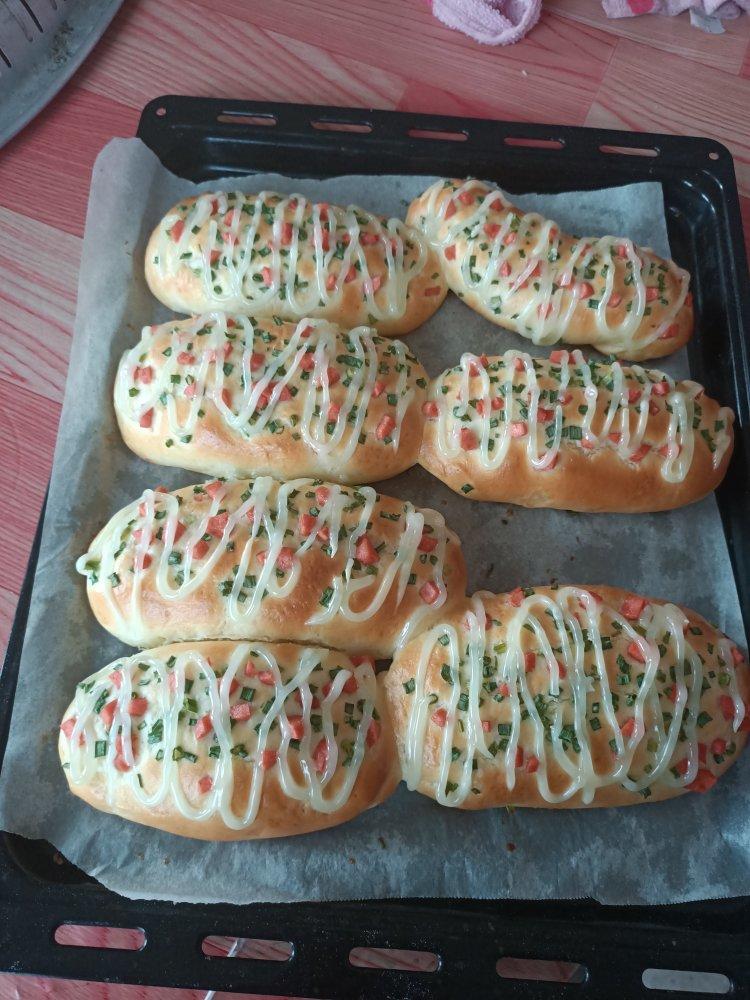 香葱火腿肉松面包