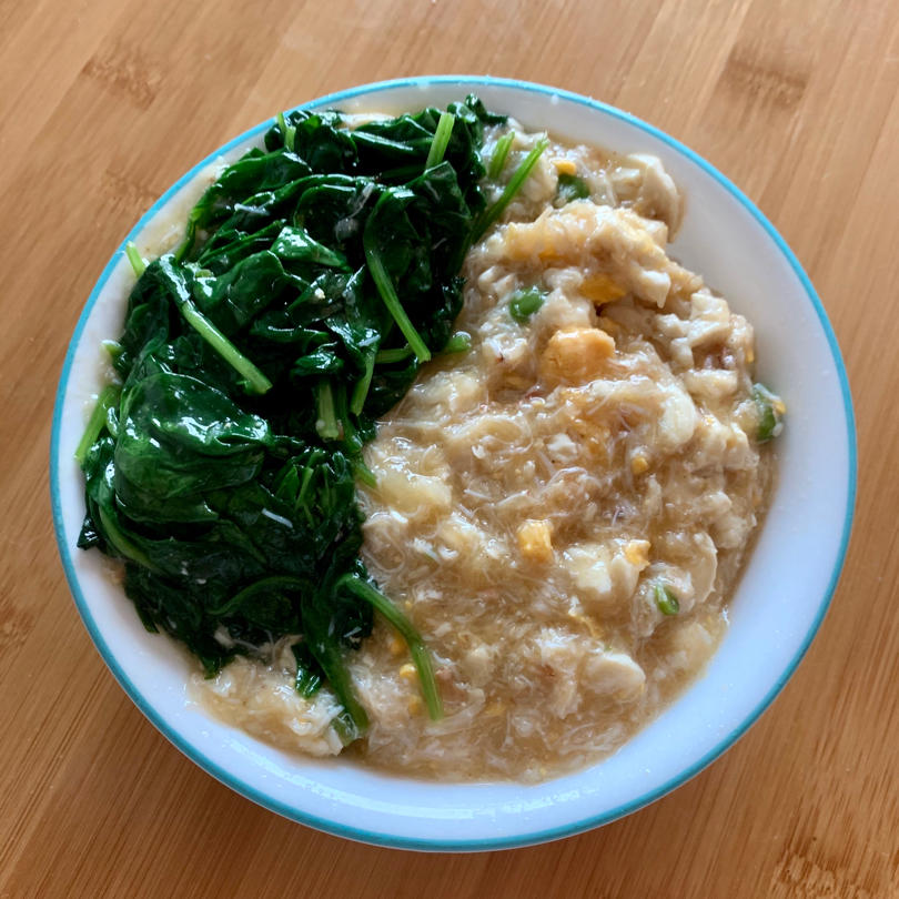 蟹黄豆腐（咸蛋黄版）超下饭快手菜家常菜  蟹粉豆腐（适合新手）