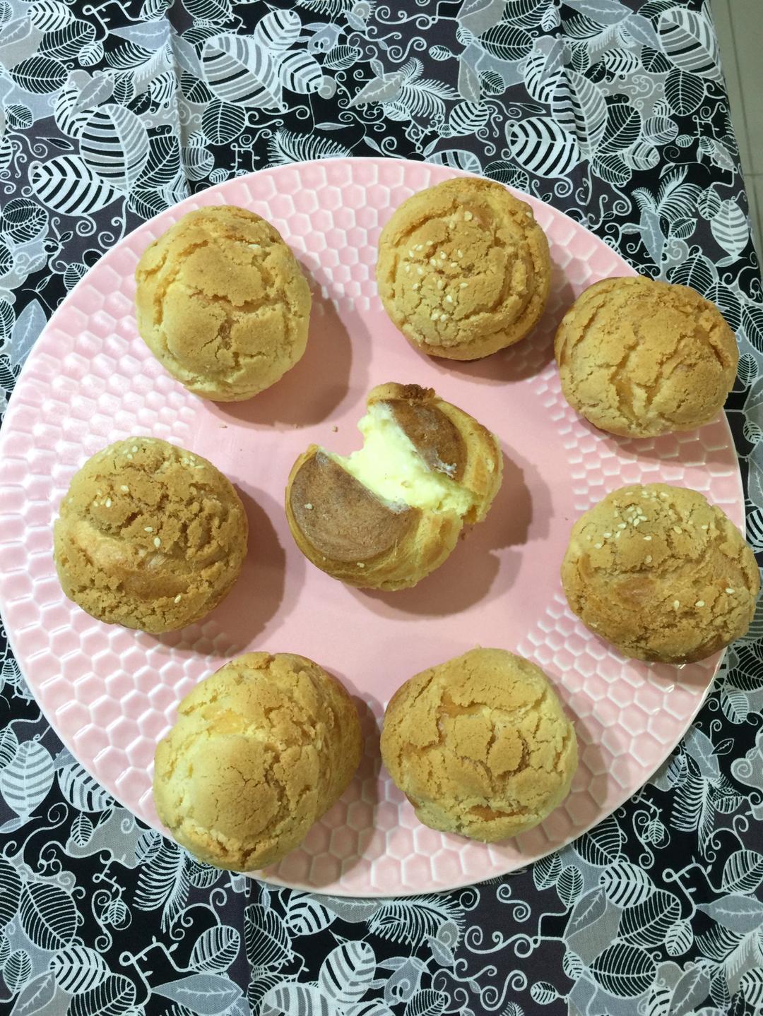 爆浆酥皮泡芙，完美零失败配方