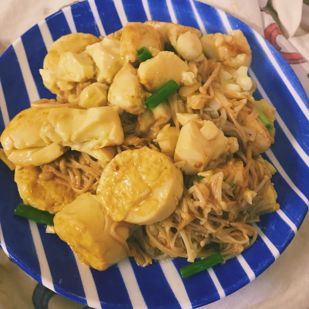 金针菇烧日本豆腐